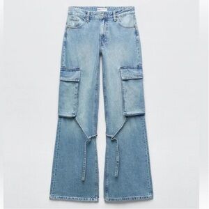 ZARA | Mid Rise Cargo Pant